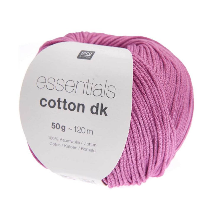 Rico Design Essentials Cotton dk 50 g 111 - Violett Lieblingsgarn