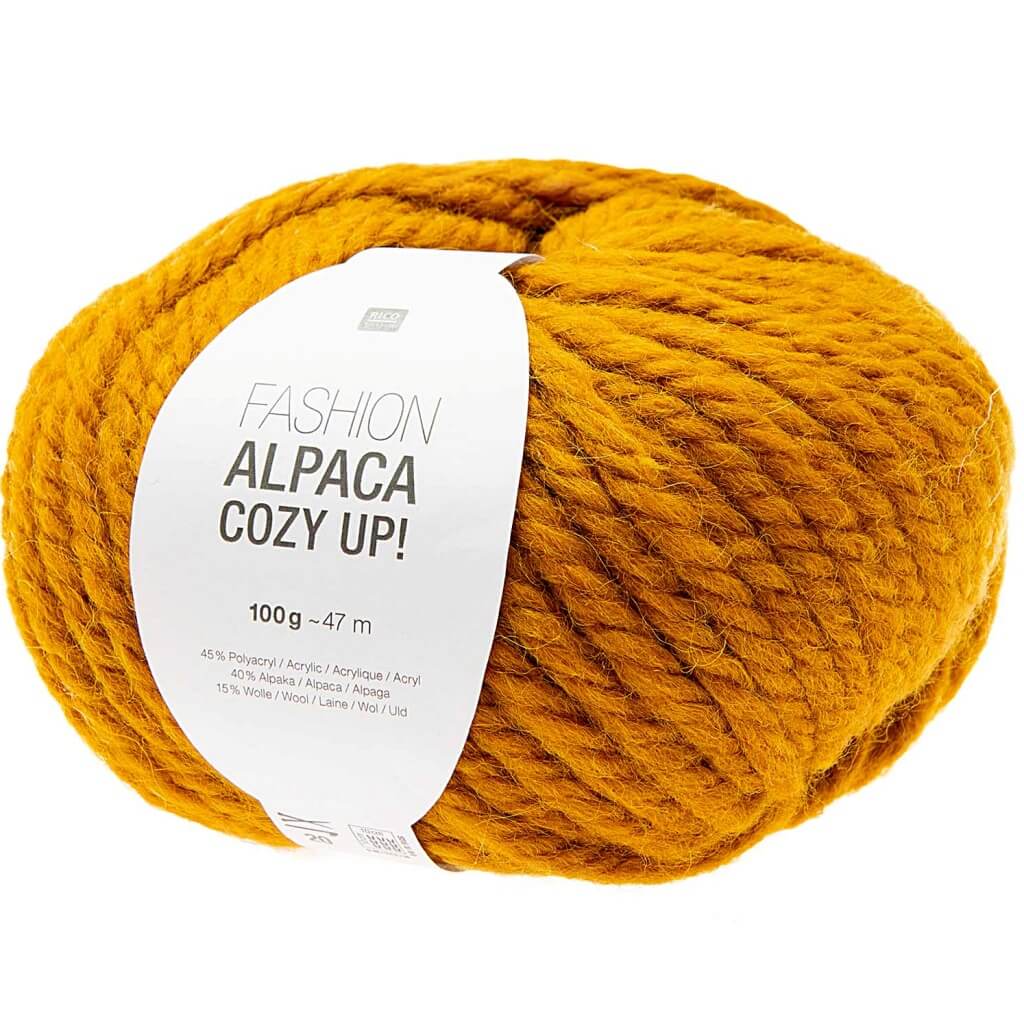 Rico Design Fashion Alpaca Cozy up! 100g 004 - Senf Lieblingsgarn