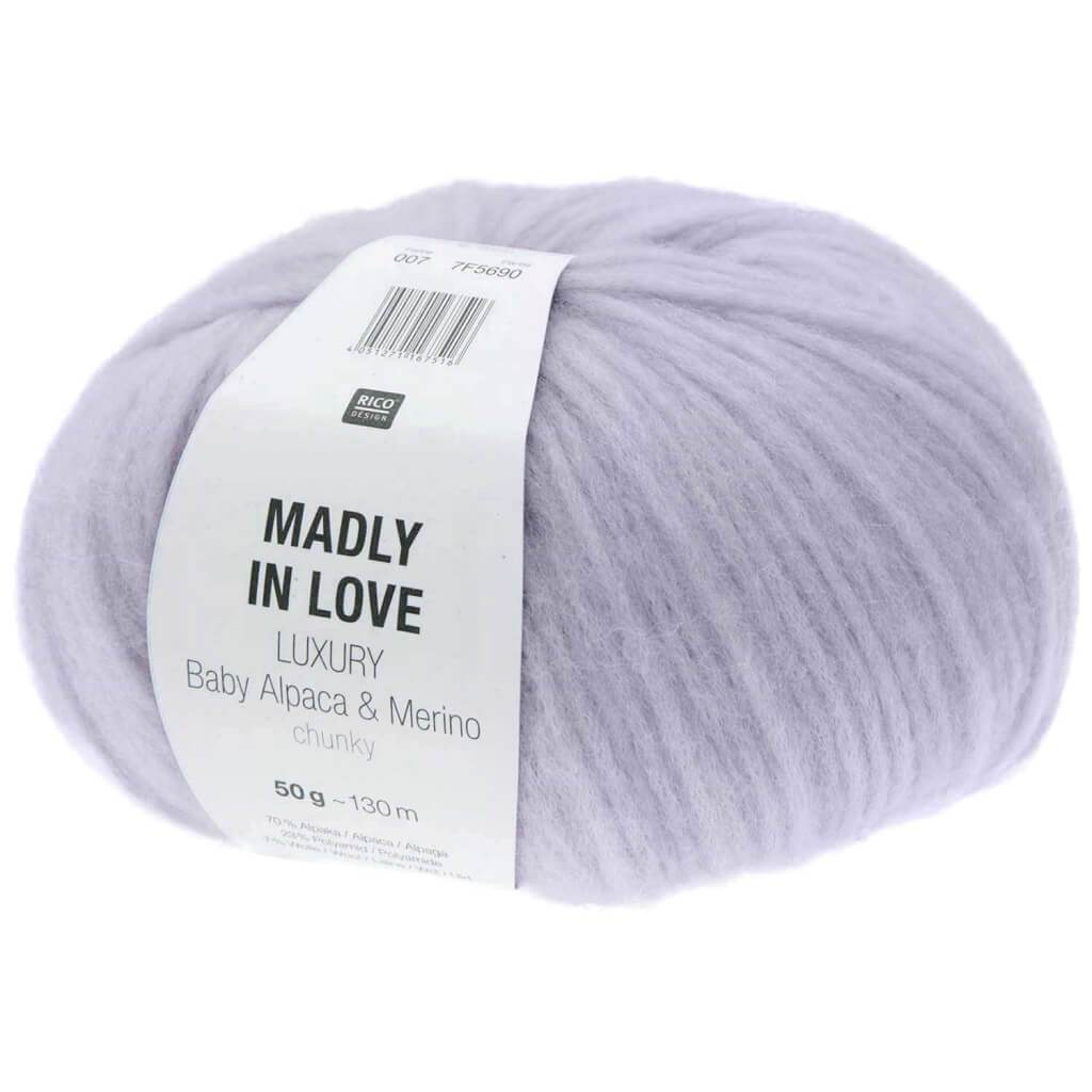 Rico Design Luxury Baby Alpaca & Merino Chunky - Madly in love 007 - Flieder Lieblingsgarn