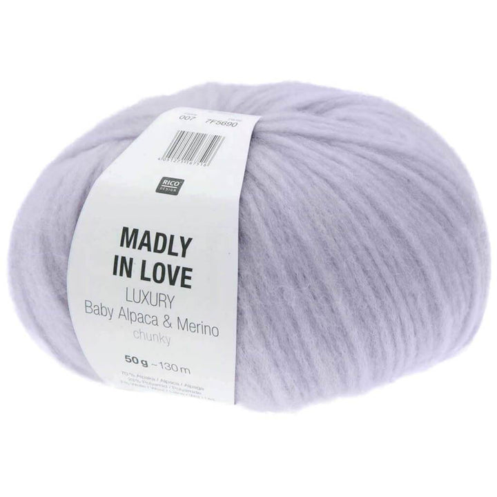 Rico Design Luxury Baby Alpaca & Merino Chunky - Madly in love 007 - Flieder Lieblingsgarn