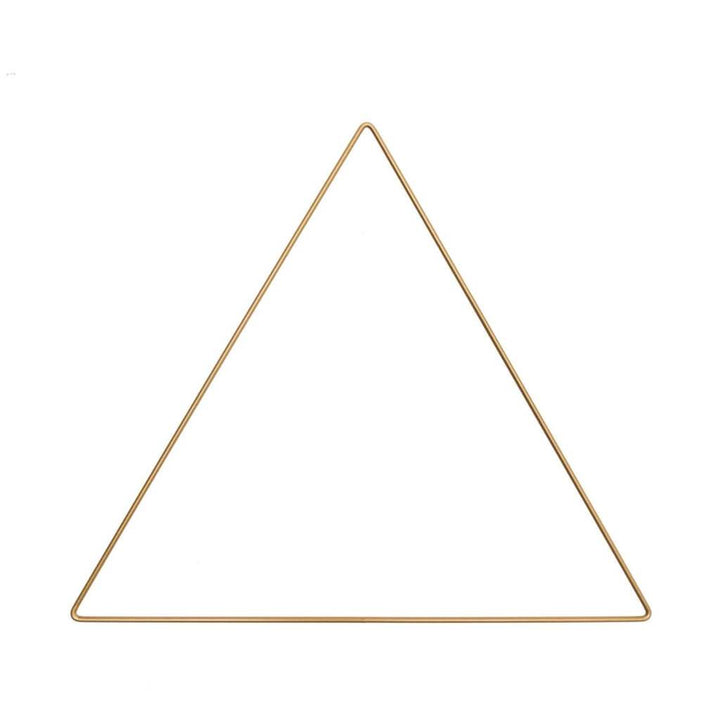 Rico Design Metallring Dreieck Gold 20 cm Lieblingsgarn