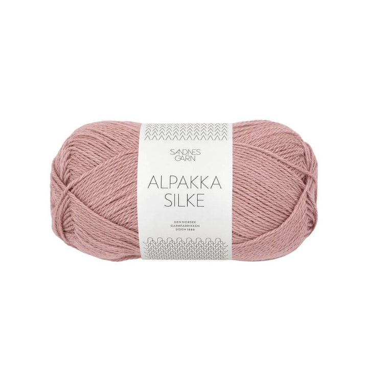 Sandnes Garn Alpakka Silke 50 g 4331 - Gammelrosa Lieblingsgarn