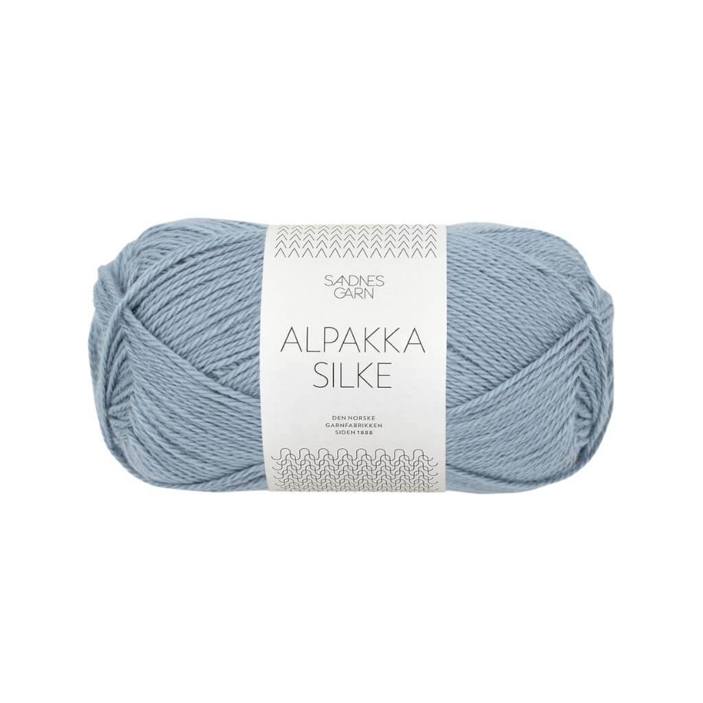 Sandnes Garn Alpakka Silke 50 g 6041 - Støvet Blå Lieblingsgarn