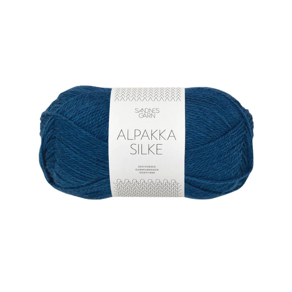 Sandnes Garn Alpakka Silke 50 g 6063 - Inkblå Lieblingsgarn