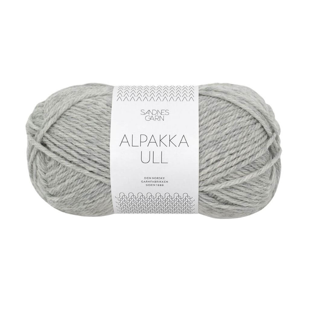 Sandnes Garn Alpakka Ull 50 g 1042 - Gråmelert Lieblingsgarn