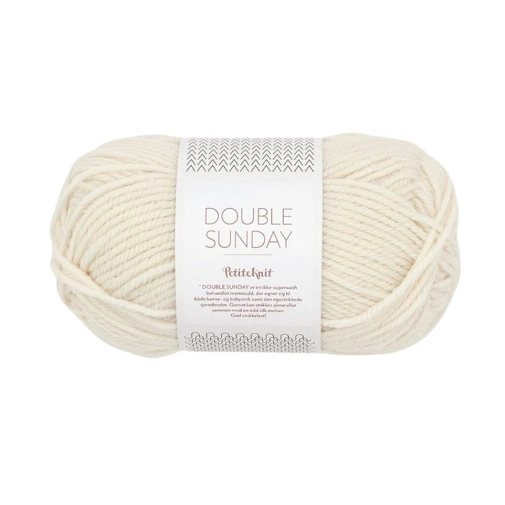 Sandnes Garn Double Sunday PetiteKnit 1012 - Whipped cream Lieblingsgarn