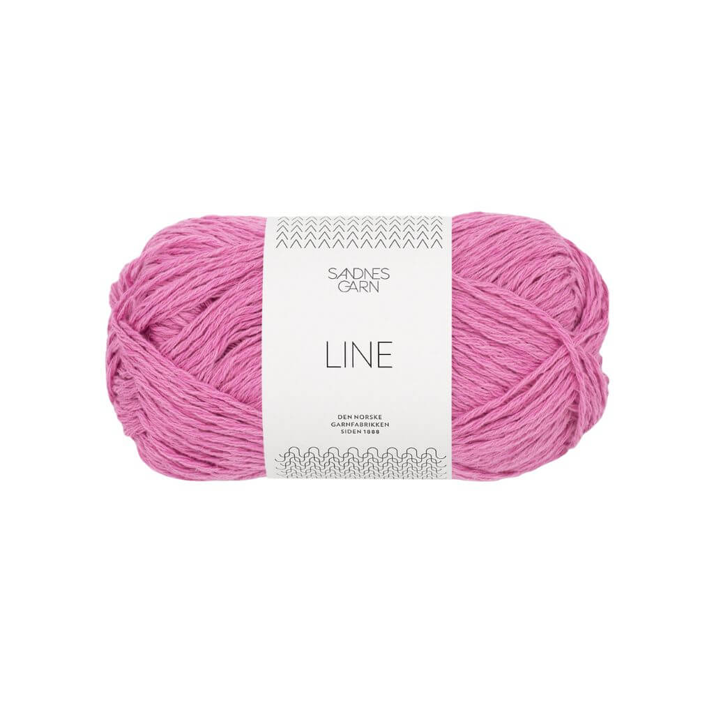 Sandnes Garn Line - 50g 4626 - Shocking Pink Lieblingsgarn