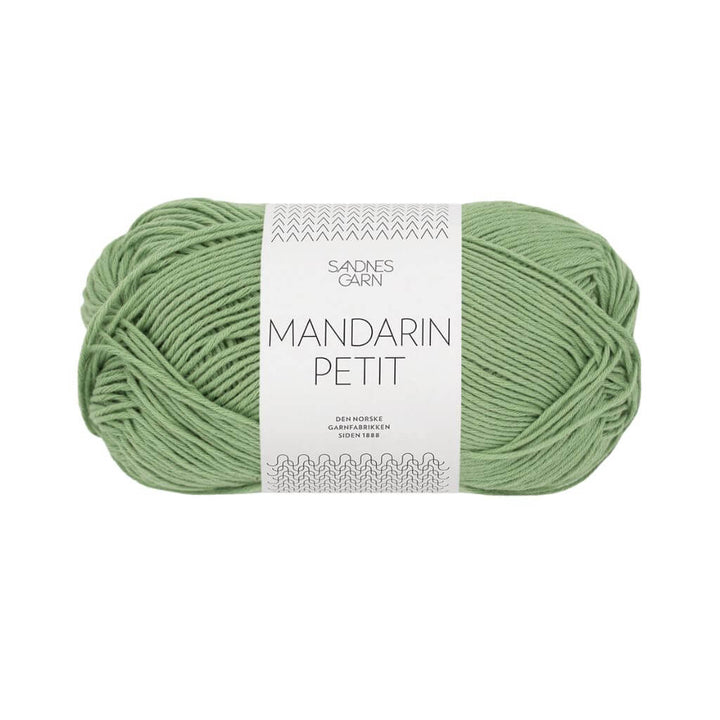 Sandnes Garn Mandarin Petit 50g 8734 - Grønn Lieblingsgarn