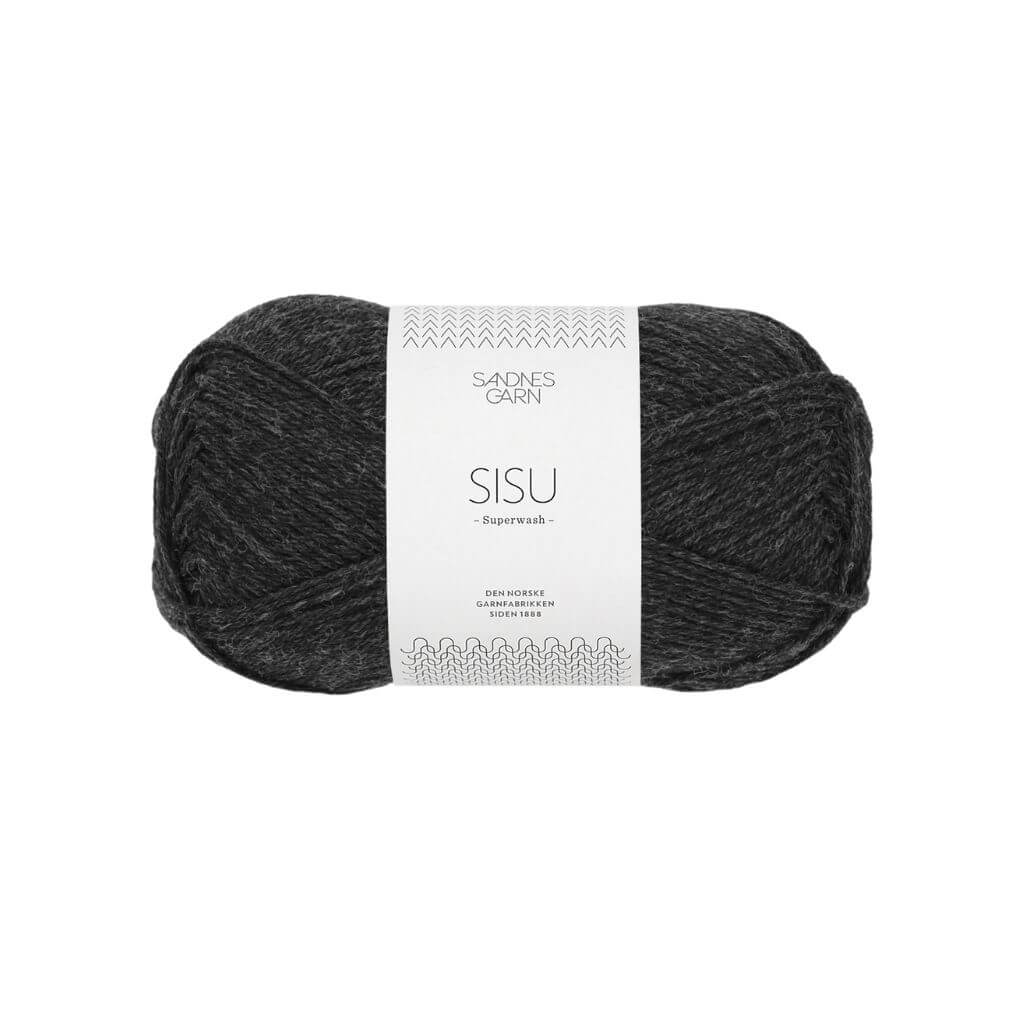 Sandnes Garn Sisu 50 g - Sockenwolle Superwash 1088 - Koksmelert Lieblingsgarn