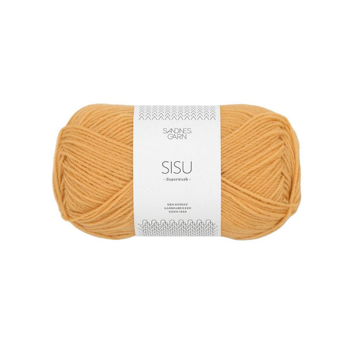 Sandnes Garn Sisu 50 g - Sockenwolle Superwash 2325 - Honning Gul Lieblingsgarn