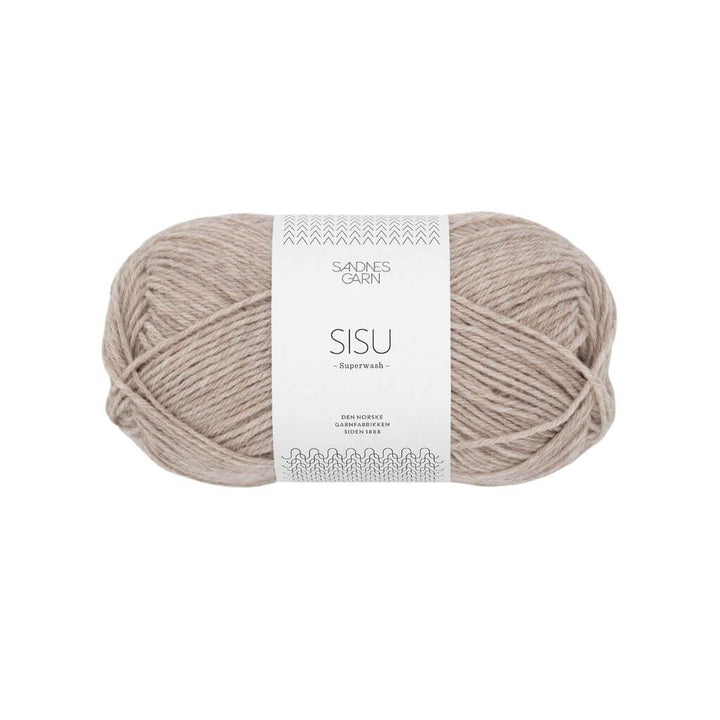 Sandnes Garn Sisu 50 g - Sockenwolle Superwash 2650 - Lys Beigemelert Lieblingsgarn