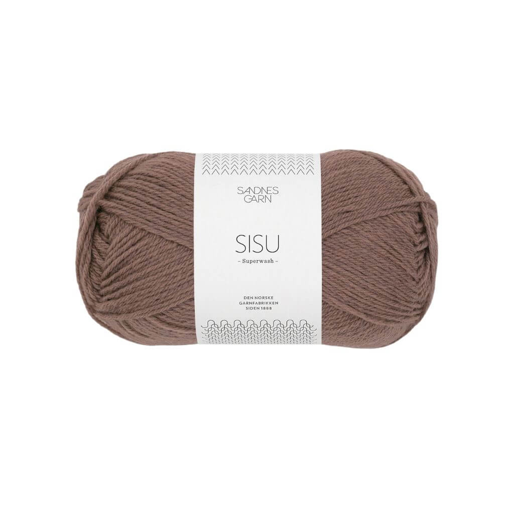 Sandnes Garn Sisu 50 g - Sockenwolle Superwash 3161 - Mellombrun Lieblingsgarn