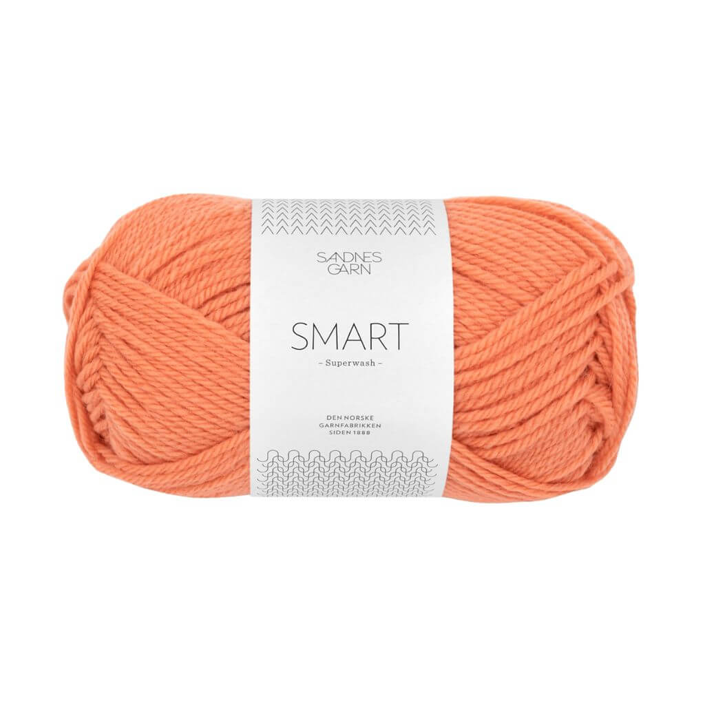 Sandnes Garn Smart - 50g 3316 - Orange Lieblingsgarn