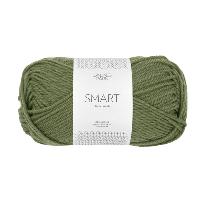 Sandnes Garn Smart - 50g 9553 - Olivengrønn Lieblingsgarn