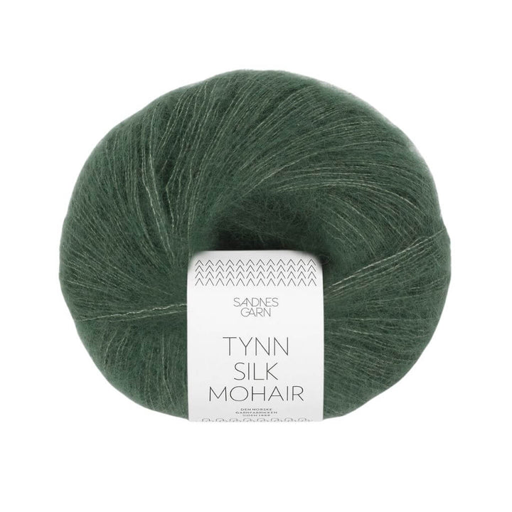 Sandnes Garn Tynn Silk Mohair 25 g 8581 - Dyp Skoggrønn Lieblingsgarn