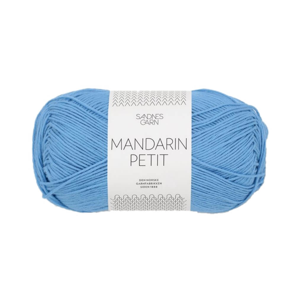 Sandnes Garn Mandarin Petit 50g 6015 - Blå Lieblingsgarn