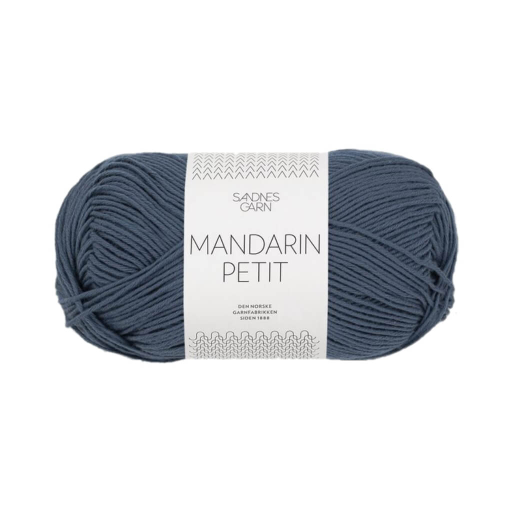 Sandnes Garn Mandarin Petit 50g 6061 - Mørk Gråblå Lieblingsgarn