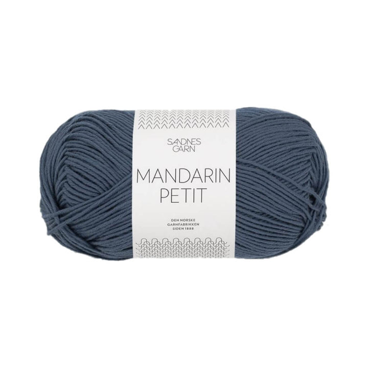 Sandnes Garn Mandarin Petit 50g 6061 - Mørk Gråblå Lieblingsgarn