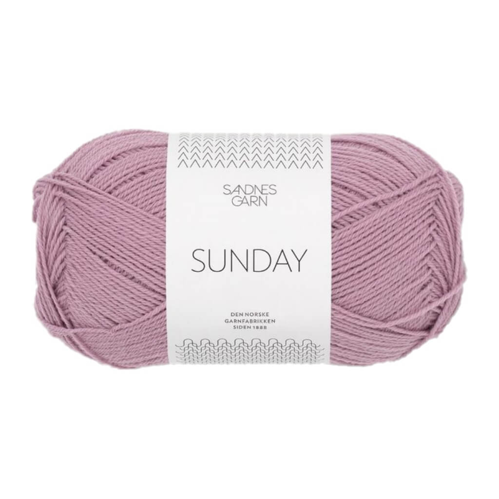 Sandnes Garn Sunday - 50g 4632 - rosa Lavendel Lieblingsgarn