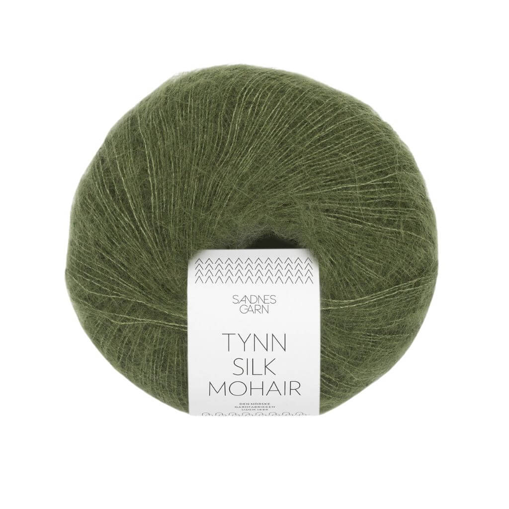 Sandnes Garn Tynn Silk Mohair 25 g 9062 - Olivengrønn Lieblingsgarn