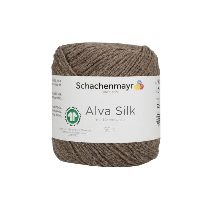 Schachenmayr Alva Silk 50g Holz Lieblingsgarn