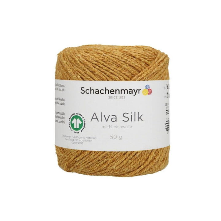 Schachenmayr Alva Silk 50g Gold Lieblingsgarn