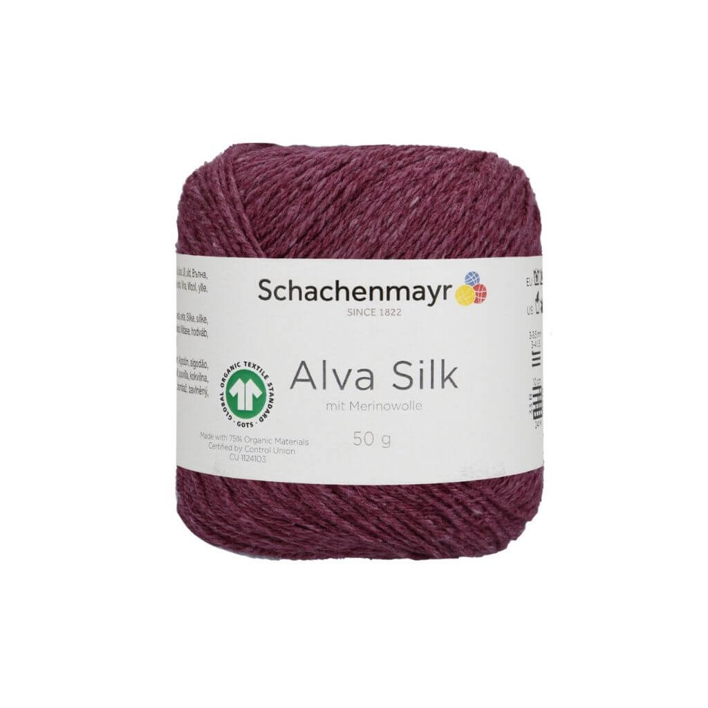 Schachenmayr Alva Silk 50g Pflaume Lieblingsgarn