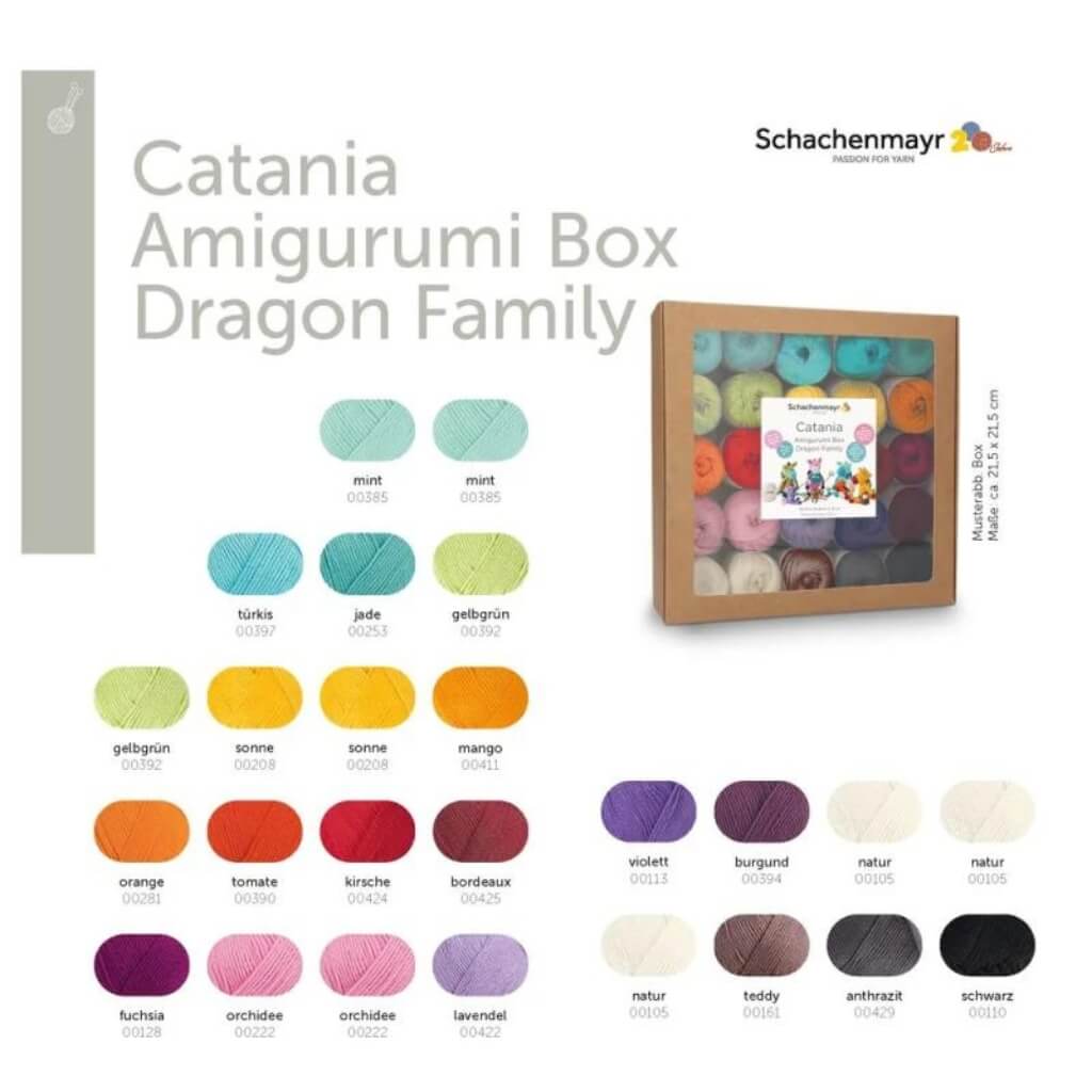 Schachenmayr Catania Amigurumi Box Dragon Family Lieblingsgarn