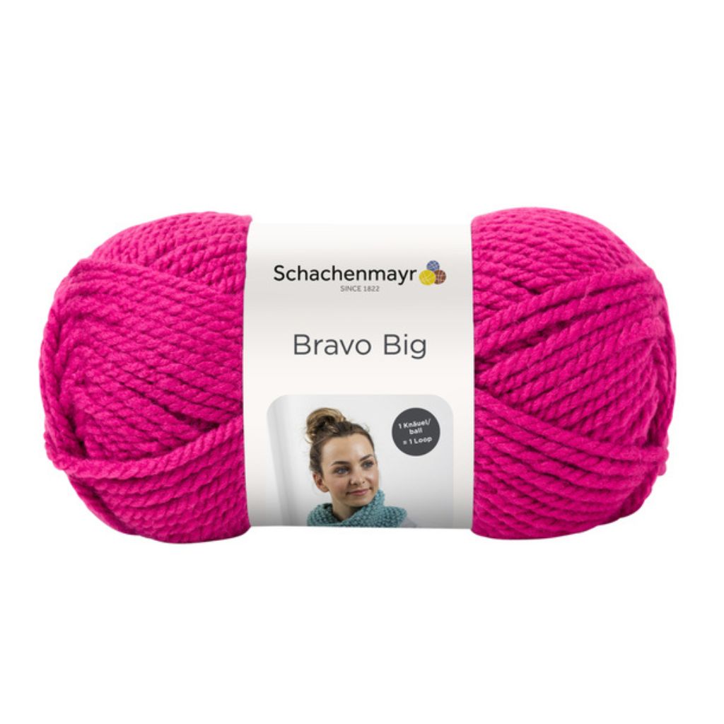 Schachenmayr Bravo Big 200g 136 - Pink Lieblingsgarn