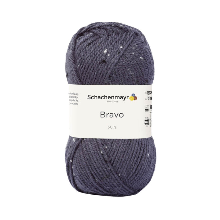 Schachenmayr Bravo Originals 8372 - Graublau Tweed Lieblingsgarn