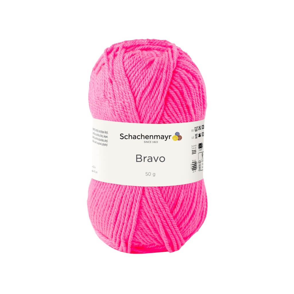 Schachenmayr Bravo Originals 8234 - Neon Pink Lieblingsgarn