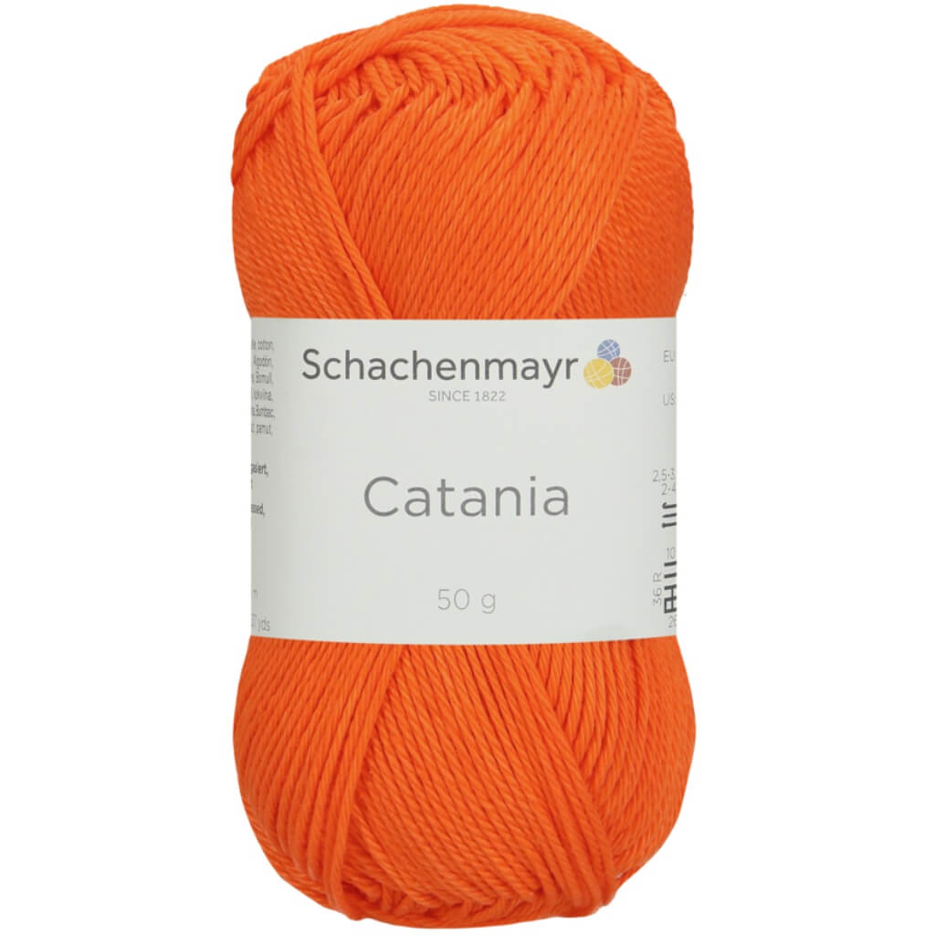 Schachenmayr Catania Originals - Baumwollgarn 443 - neon orange Lieblingsgarn