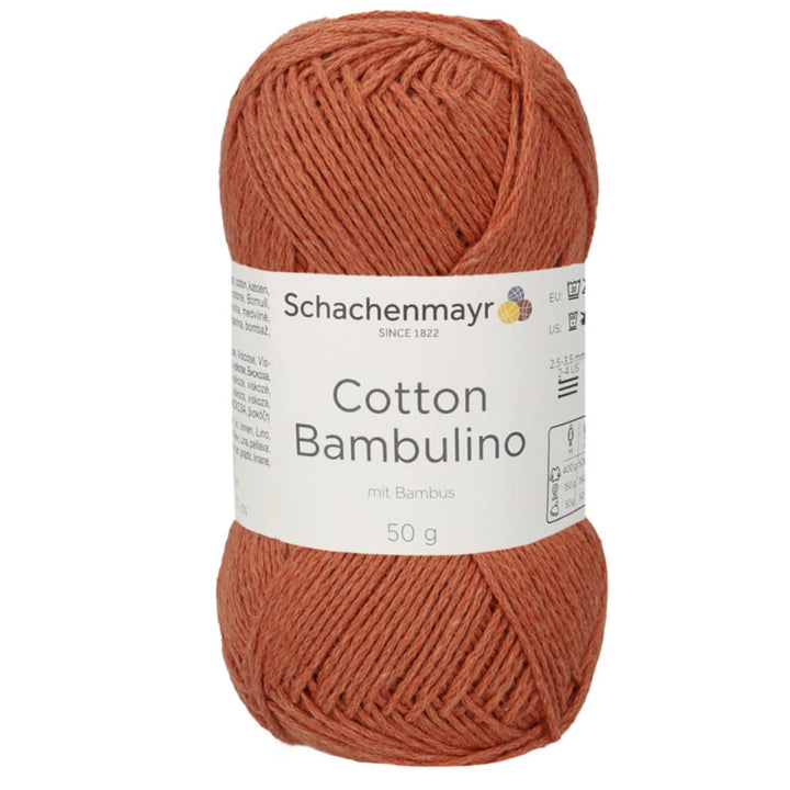 Schachenmayr Cotton Bambulino 50 g - Sommergarn 12 - Terracotta Lieblingsgarn