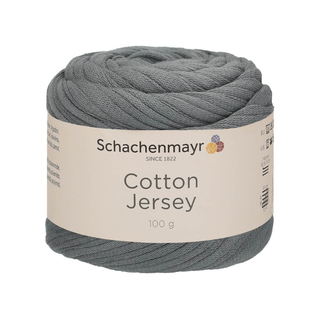 Schachenmayr Cotton Jersey 100 g - Jerseygarn 98 - Graphit Lieblingsgarn