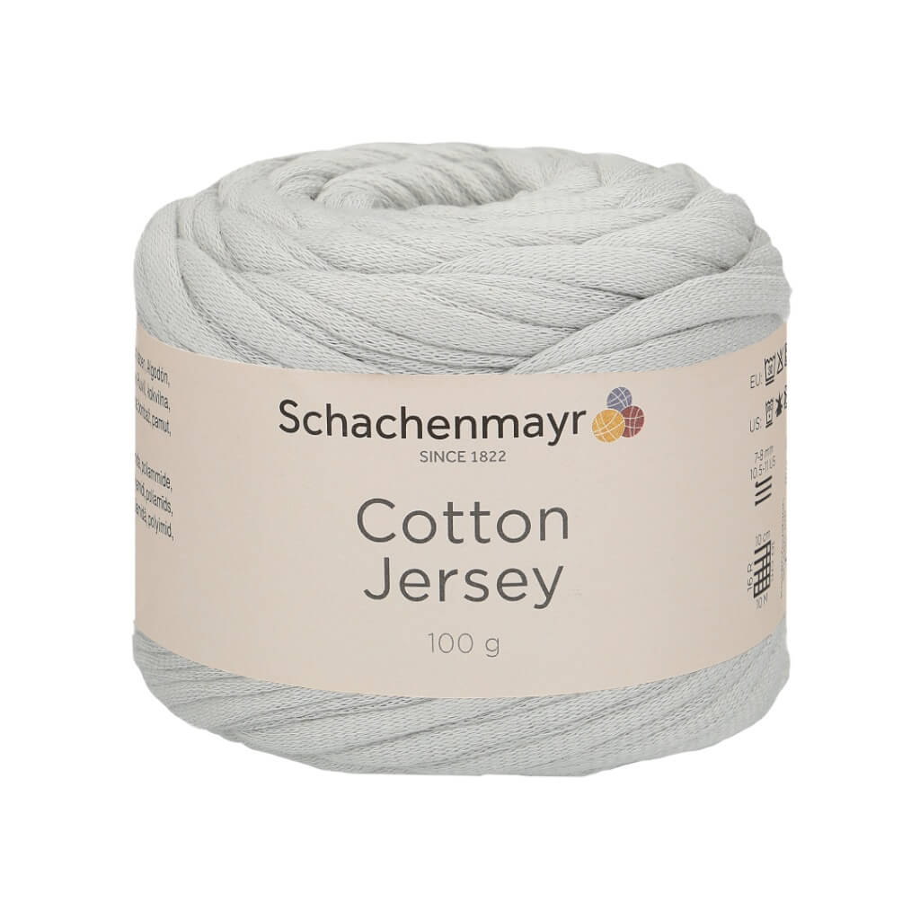 Schachenmayr Cotton Jersey 100 g - Jerseygarn 91 - Silber Lieblingsgarn