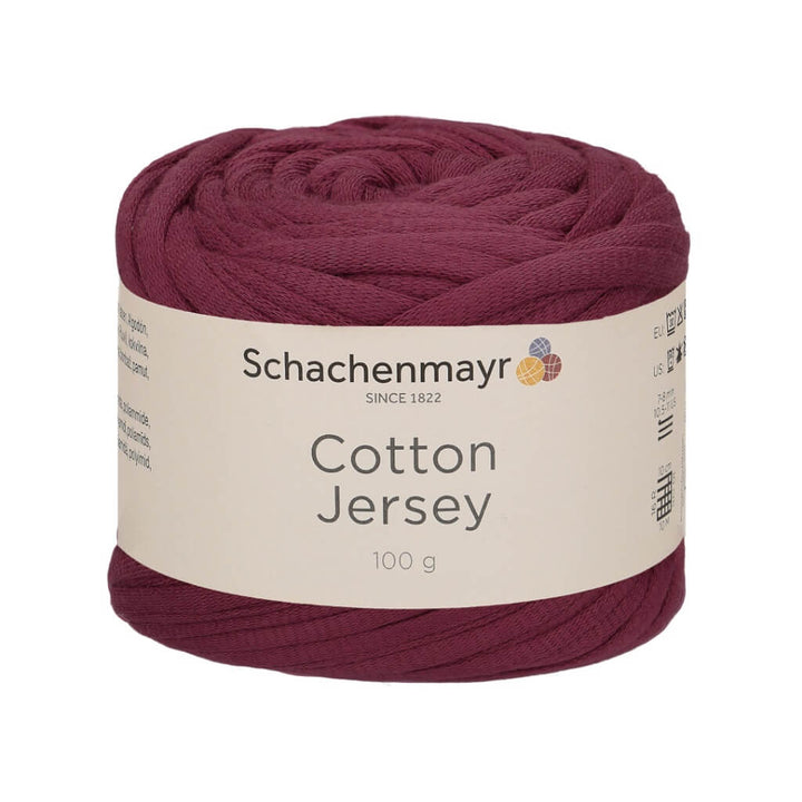 Schachenmayr Cotton Jersey 100 g - Jerseygarn 32 - Weinrot Lieblingsgarn
