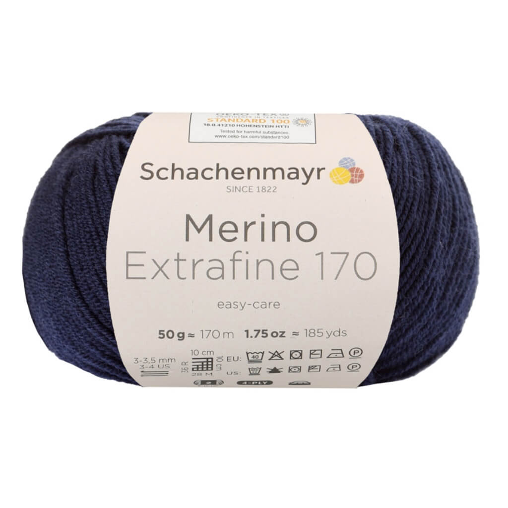 Schachenmayr Merino Extrafine 170 50 - Marine Lieblingsgarn
