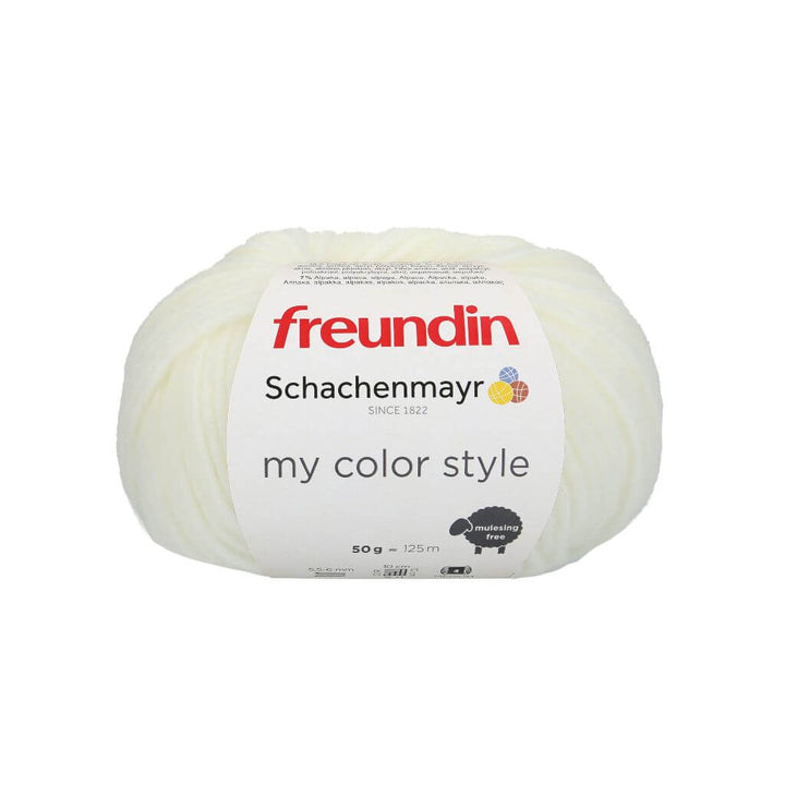 Schachenmayr Freundin - My Color Style 02 - Creme Melange Lieblingsgarn