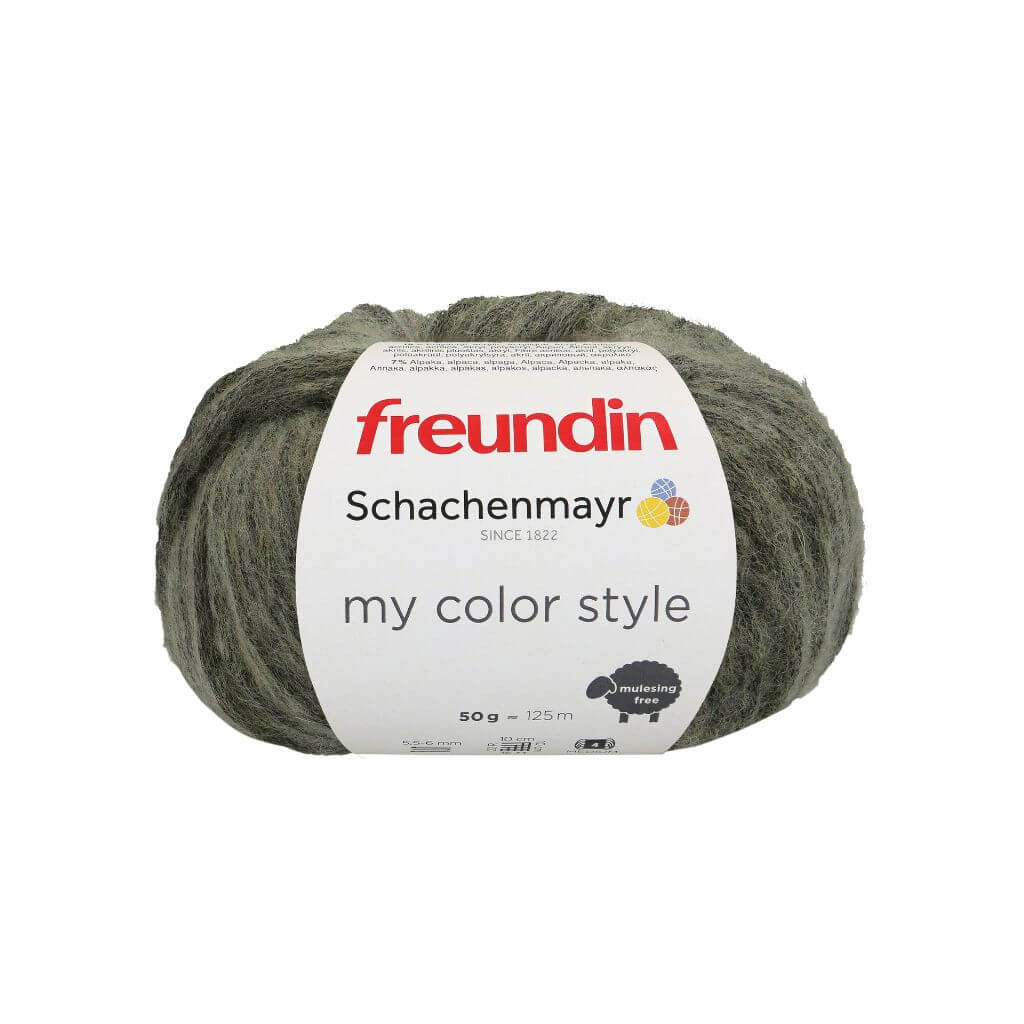 Schachenmayr Freundin - My Color Style 70 - Cargo Green Lieblingsgarn