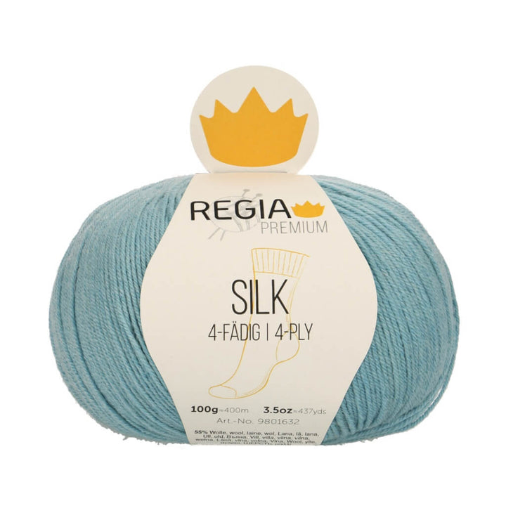 Schachenmayr Regia Premium Silk 60 - Pastell Turquoise Lieblingsgarn