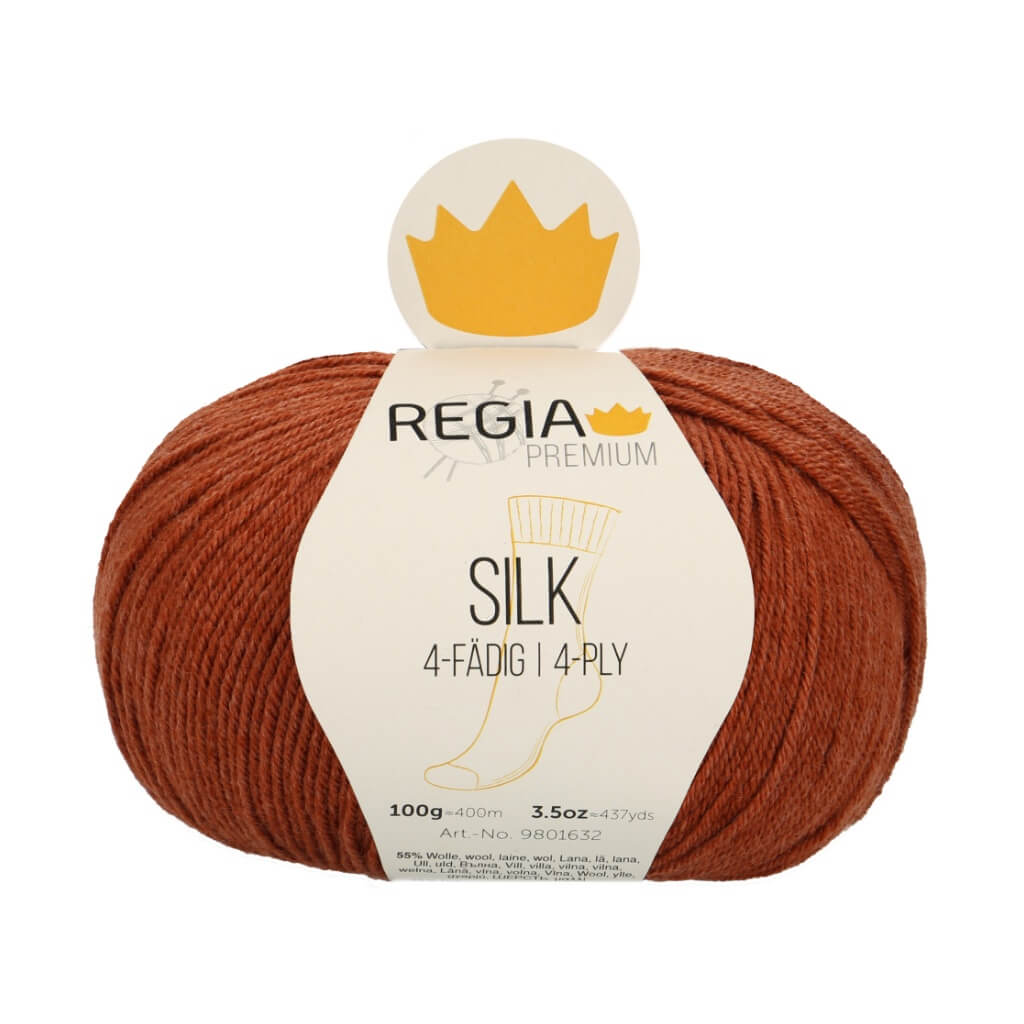 Schachenmayr Regia Premium Silk 85 - Rust Red Lieblingsgarn