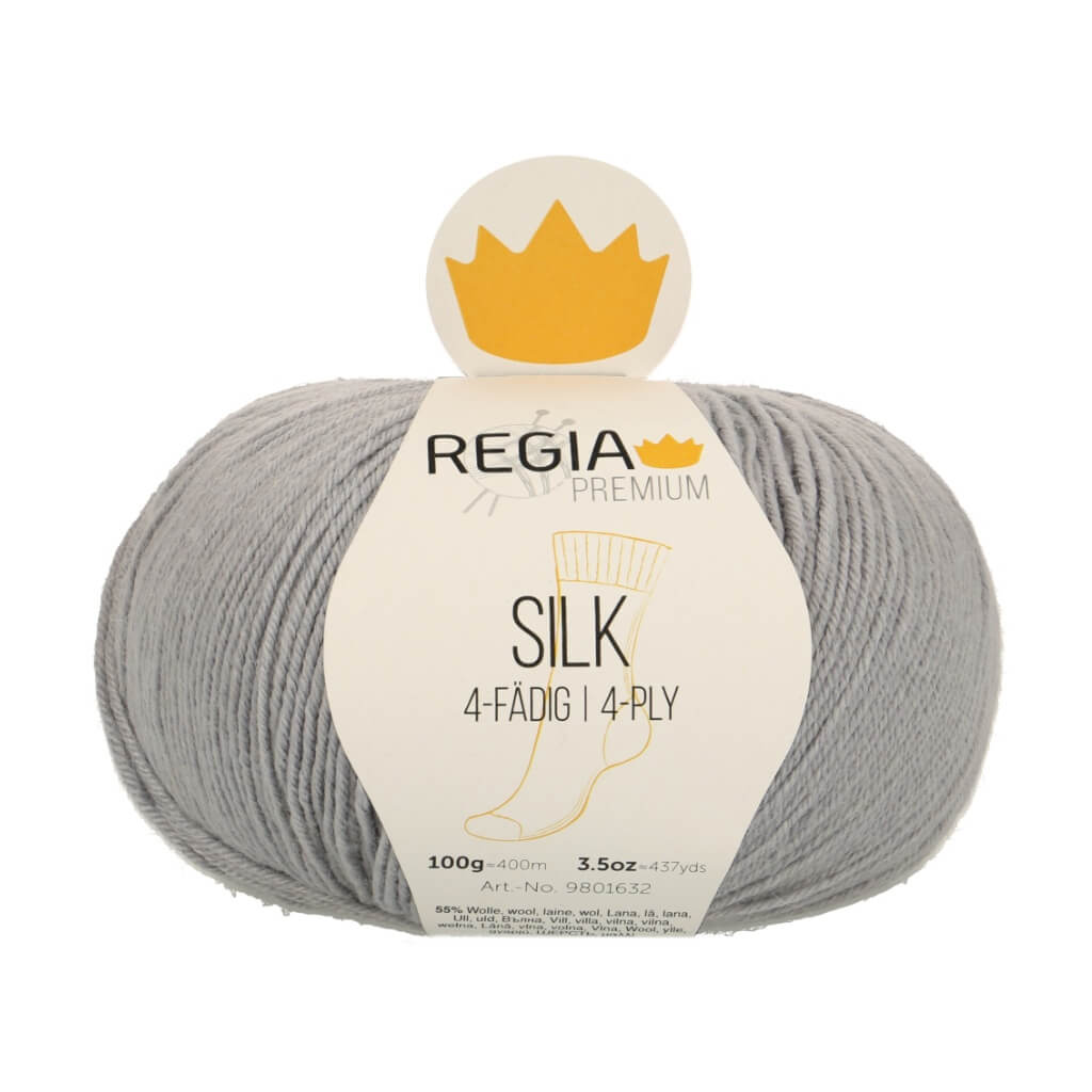 Schachenmayr Regia Premium Silk 51 - Silberblau Lieblingsgarn