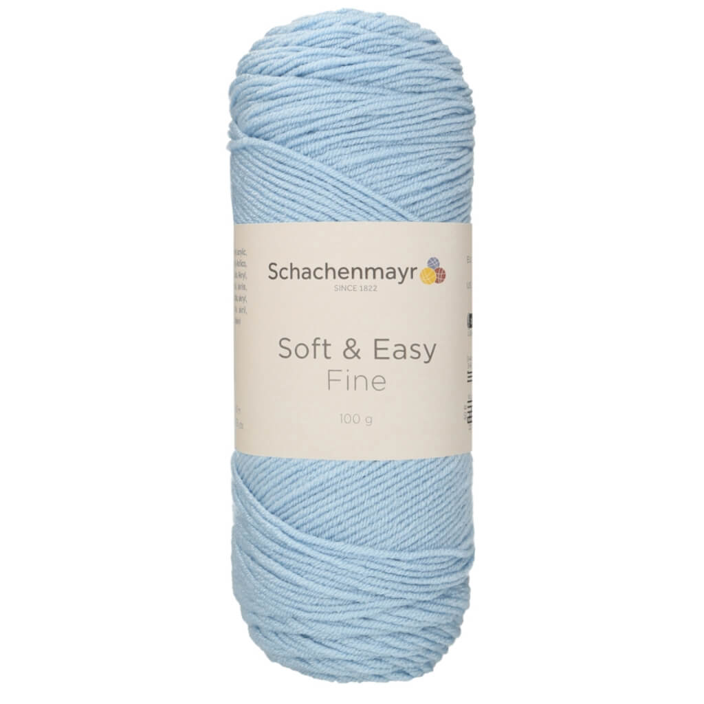 Schachenmayr Soft & Easy Fine 100 g 52 - Hellblau Lieblingsgarn