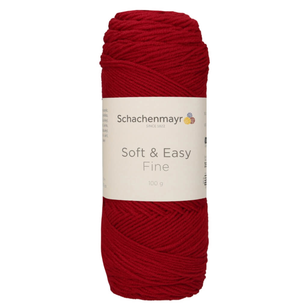Schachenmayr Soft & Easy Fine 100 g 30 - Rot Lieblingsgarn