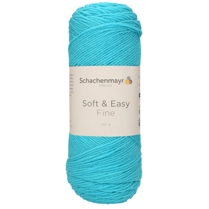 Schachenmayr Soft & Easy Fine 100 g 66 - Türkis Lieblingsgarn