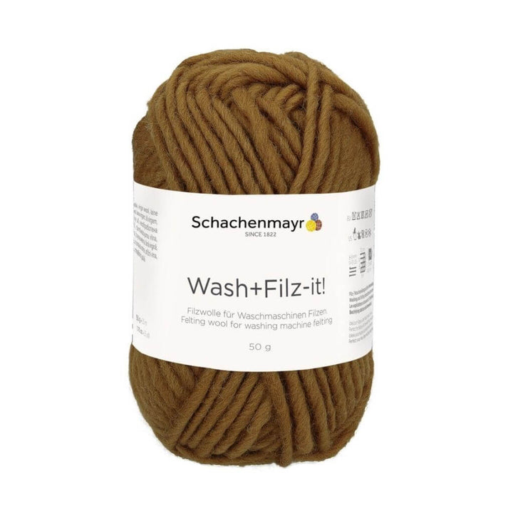 Schachenmayr Wash+Filz-it! Filzwolle 50g 47 - Gold Lieblingsgarn