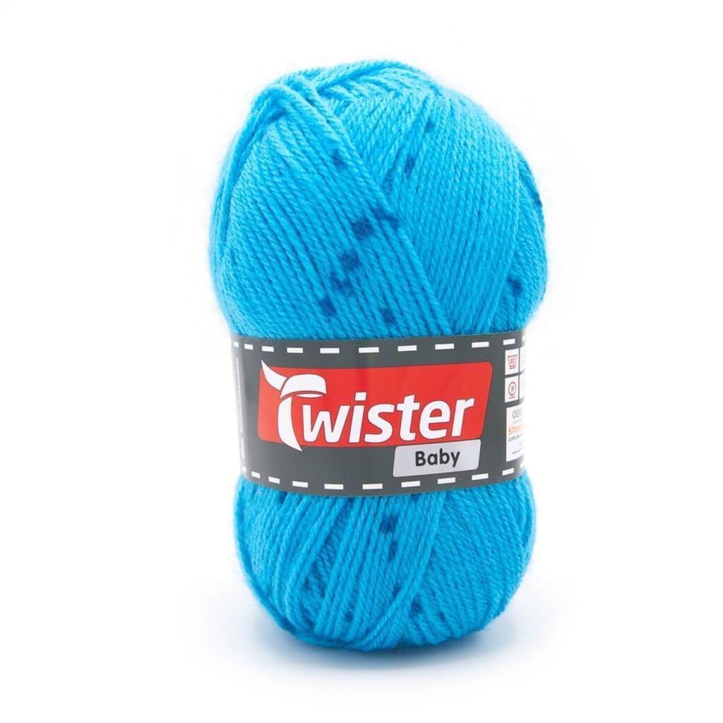 Twister Baby 50g 61 - Türkis/Gefleckt Lieblingsgarn