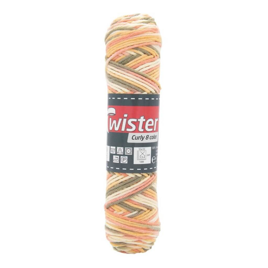 Twister Curly 8F Color 50g 105 - Sand/Rost/Braun Lieblingsgarn