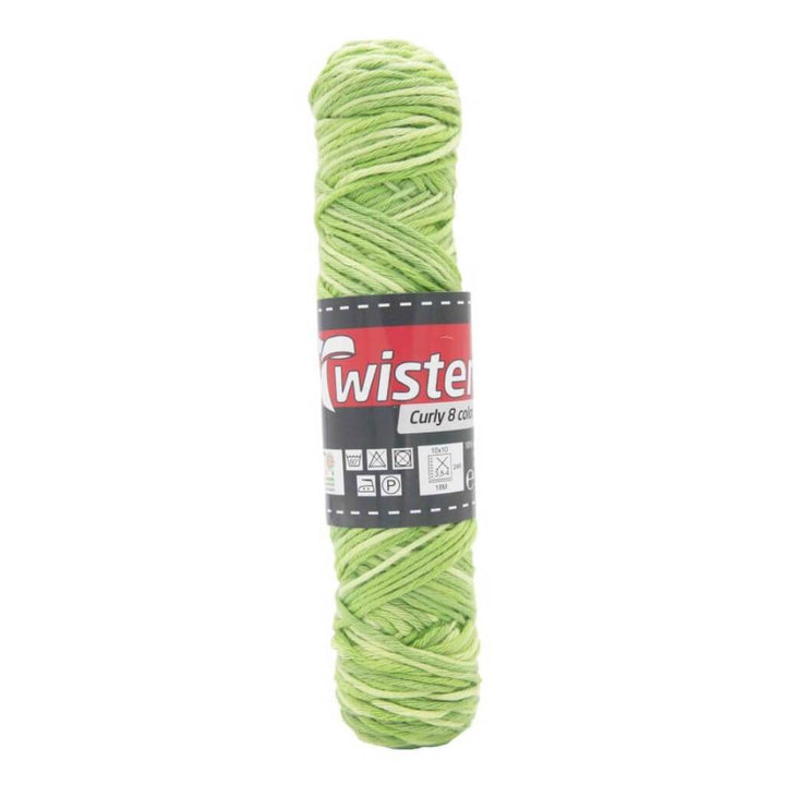 Twister Curly 8F Color 50g 109 - Grün/Oliv Lieblingsgarn