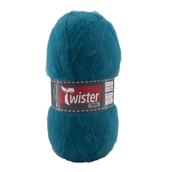 Twister Fluffy 50g - flauschige Wolle 65 - Petrol Lieblingsgarn
